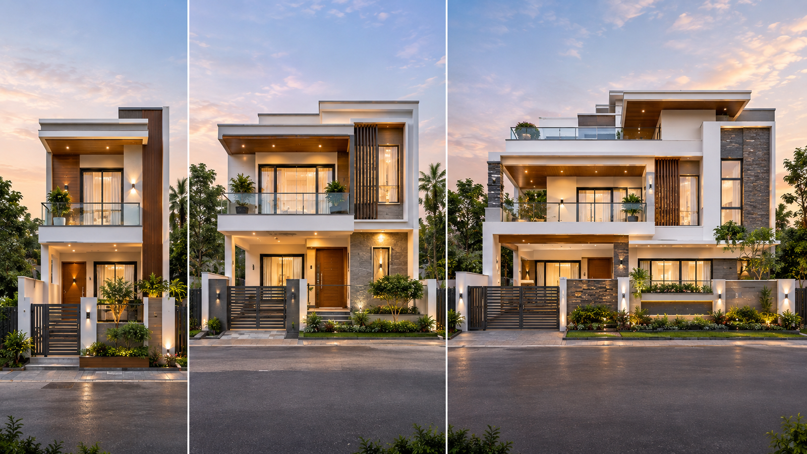 House plans for different plot sizes