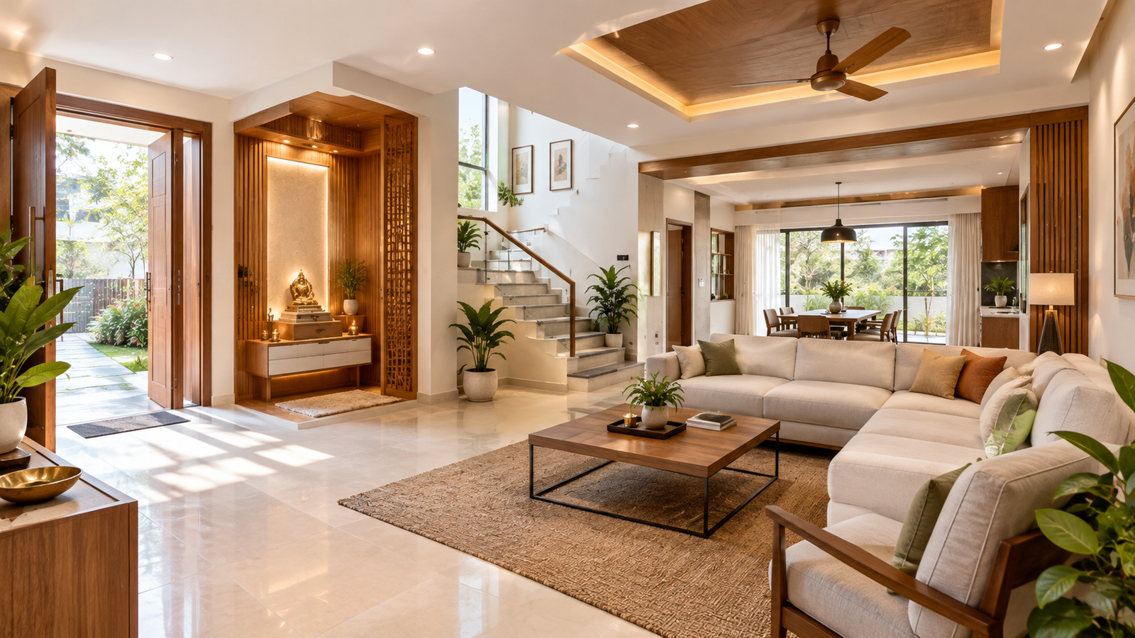 Modern home with Vastu planning