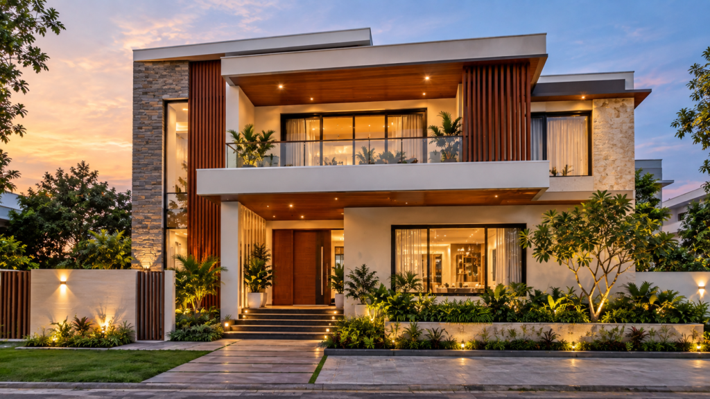 Contemporary Indian modern house