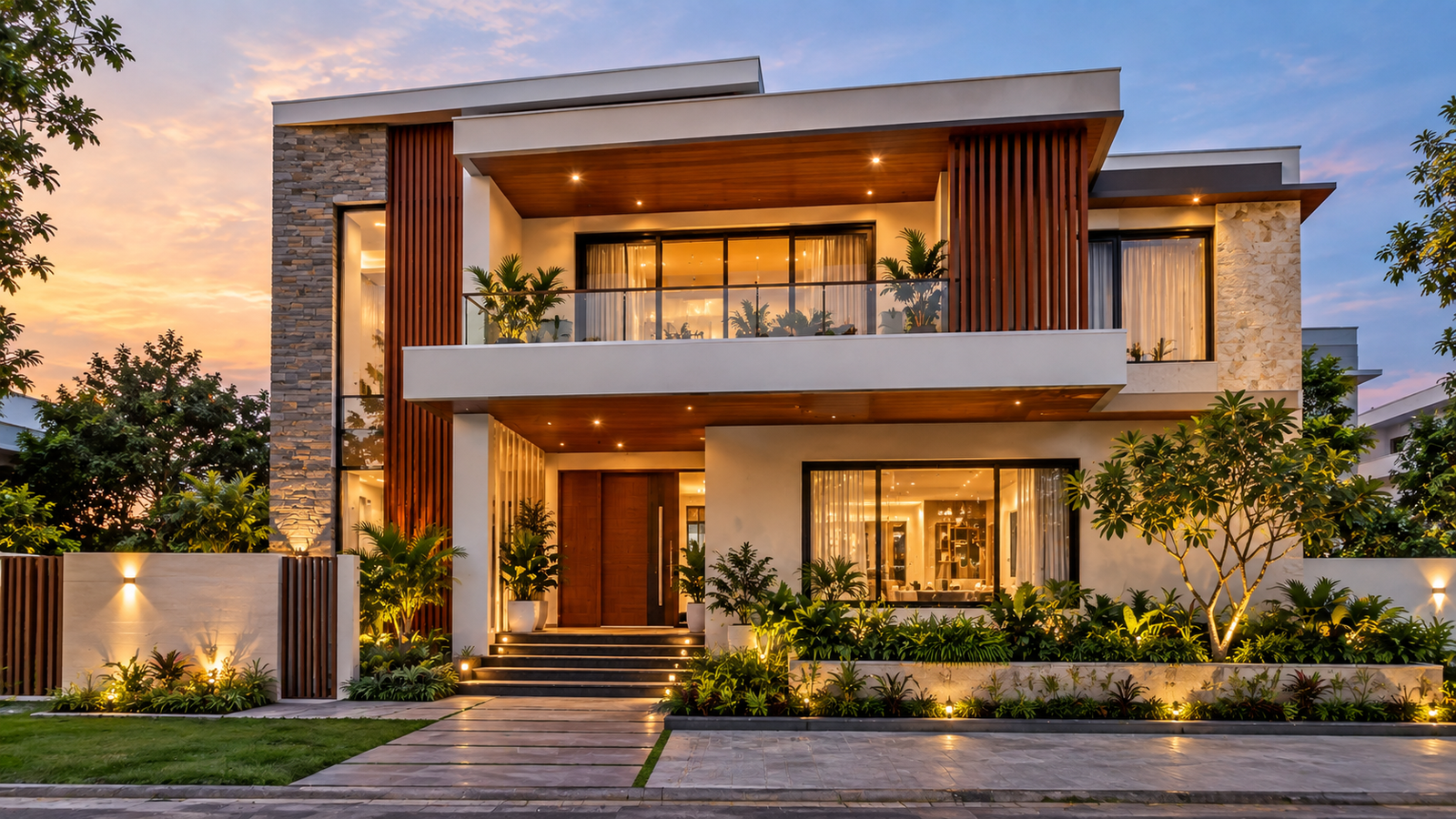 Contemporary Indian modern house