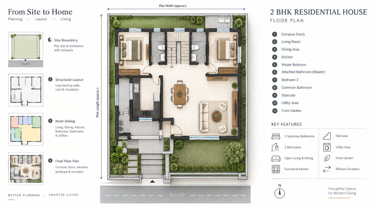 Residential floor plan design process
