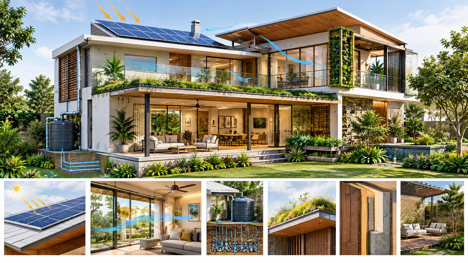 Sustainable modern house design