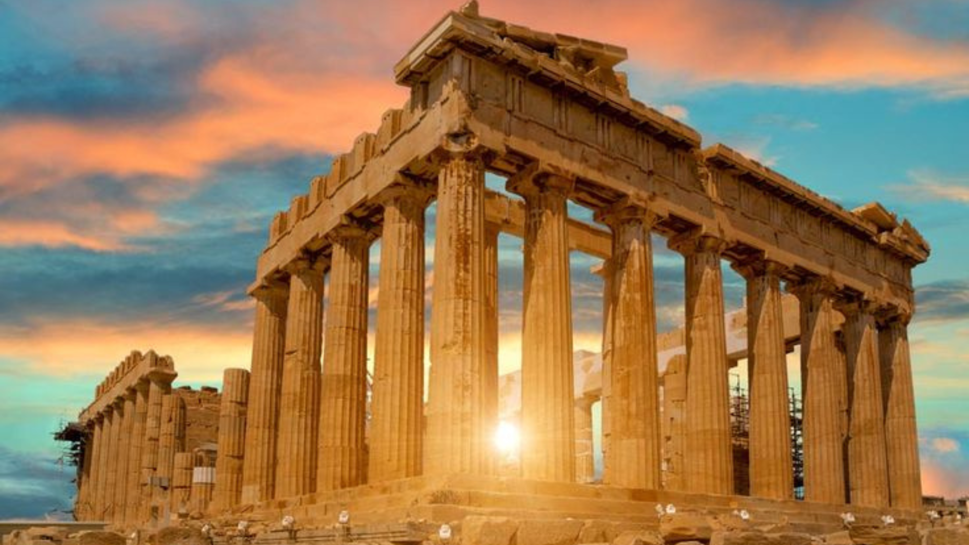 Historic Roman architectural monument with detailed carvings