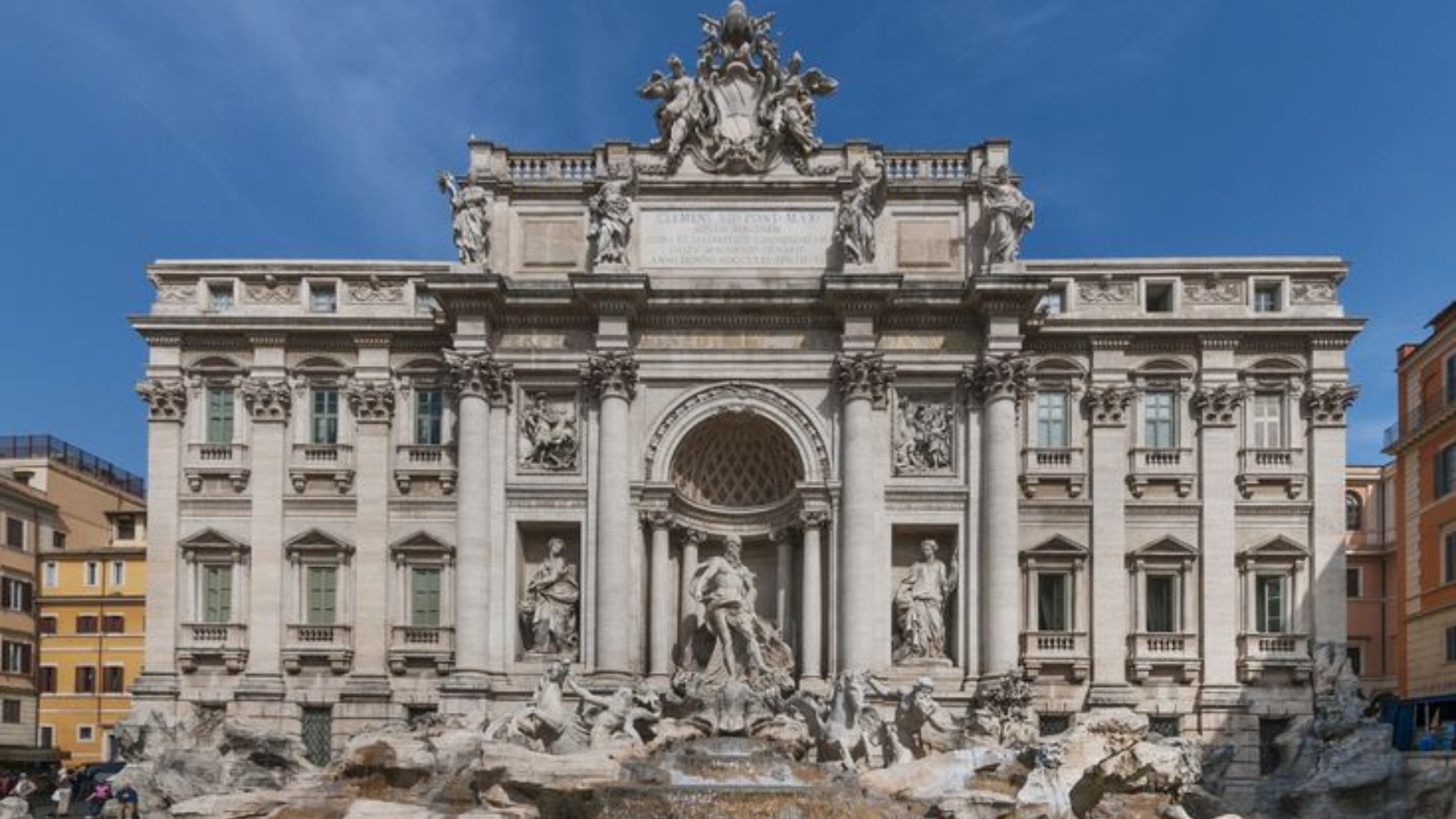 Historic Baroque church featuring domes and detailed ornamentation"