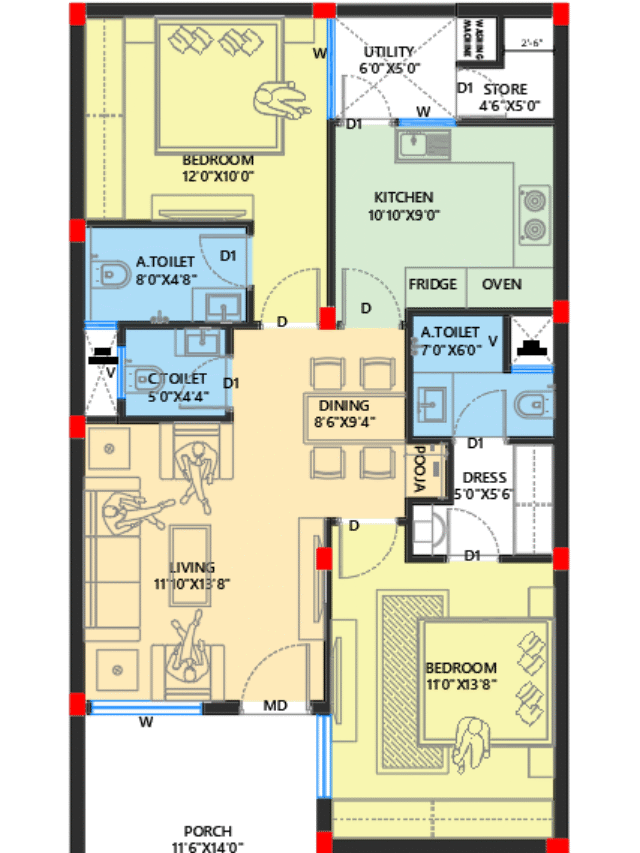 25×50 House Plan: Smart Ideas for Small Plots