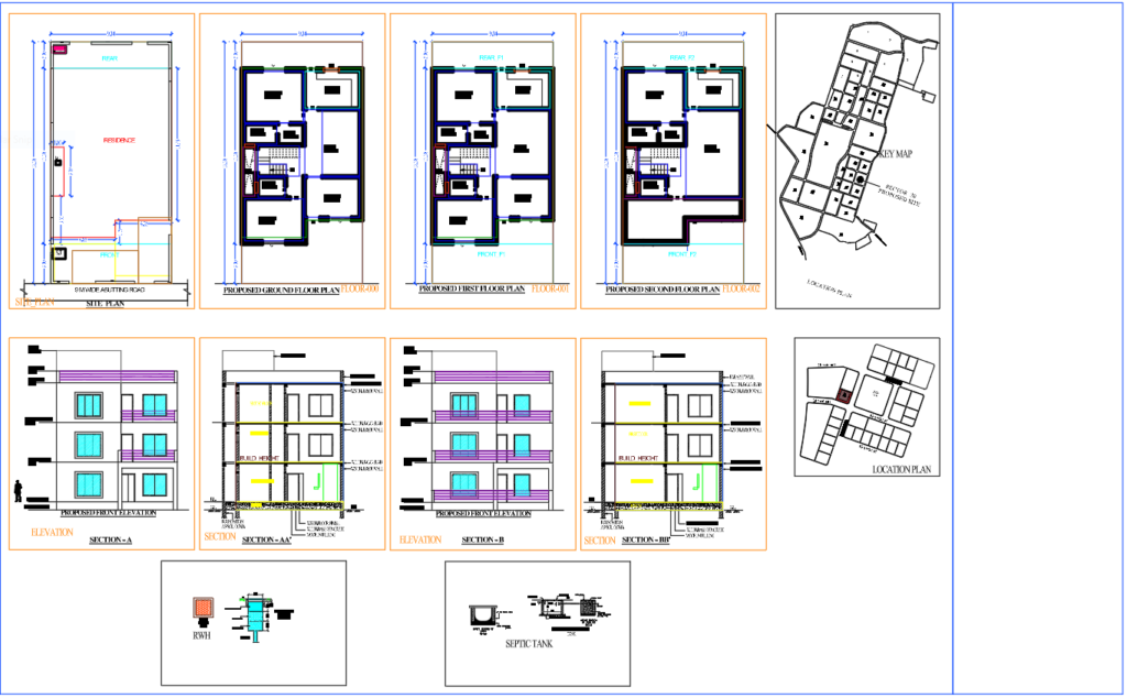 Submission Drawings in AutoCAD