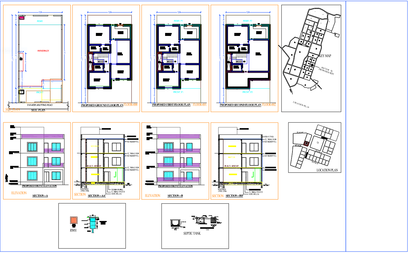 Submission Drawings in AutoCAD
