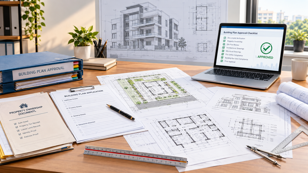 Documents required for building plan approval in India