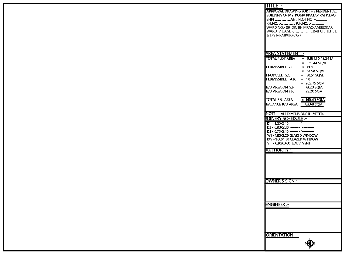 residential plan drawing