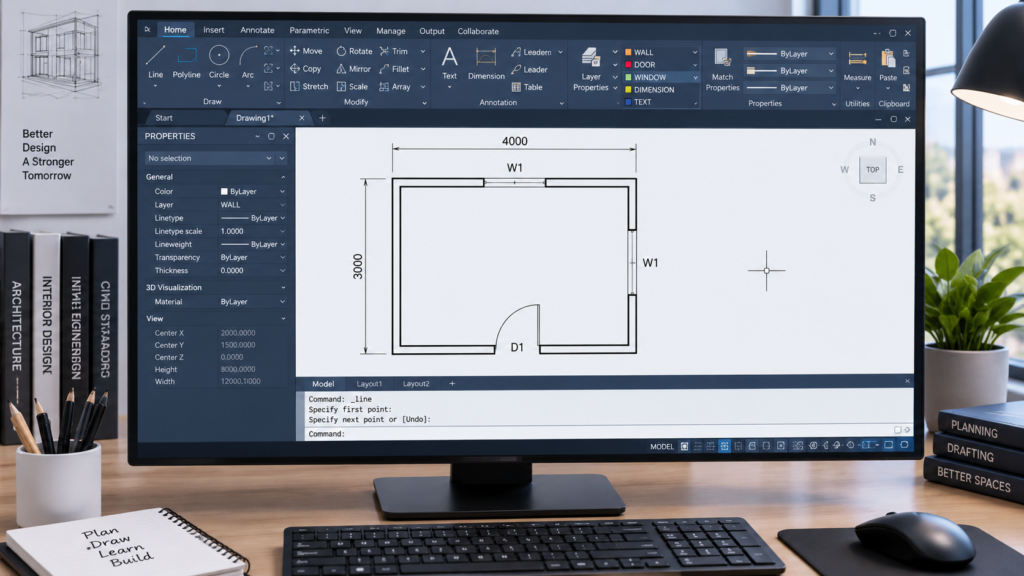 Create first drawing in AutoCAD