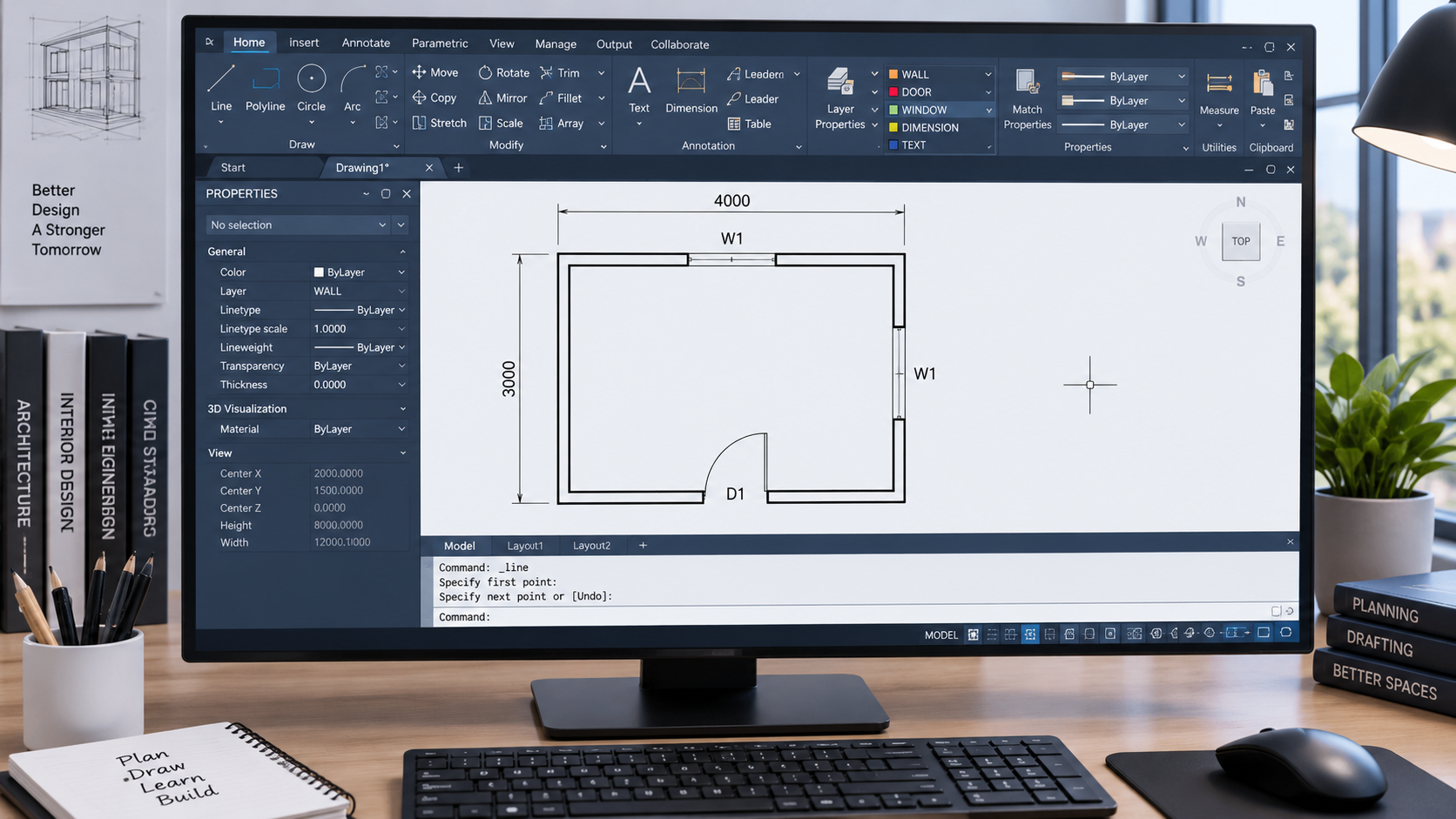 Create first drawing in AutoCAD