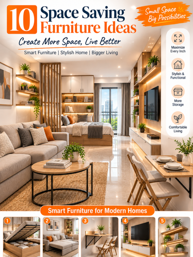 10 Space Saving Furniture Ideas for Small Homes | MS Design Hub
