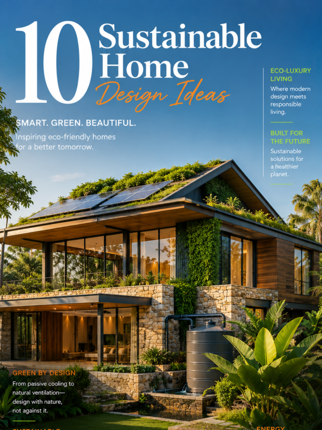 Sustainable Home Design: 10 Eco-Friendly Ideas